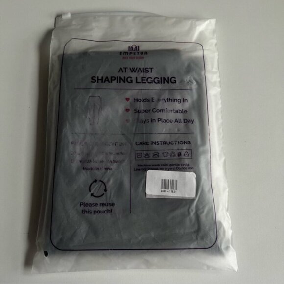 Shapermint - Empetua - Women's Essentials Seamless Mid-Waist Leggings - Gray. L - Picture 3 of 12